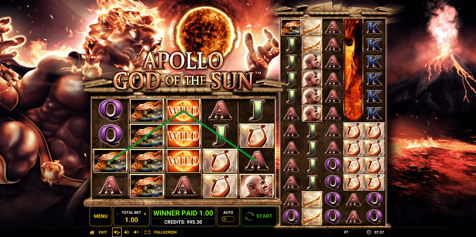 Apollo God of the Sun Spielautomat