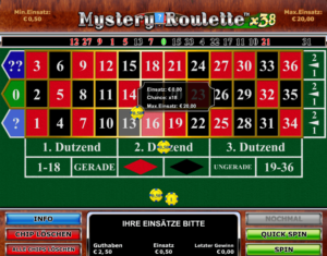Mystery Roulette x 38