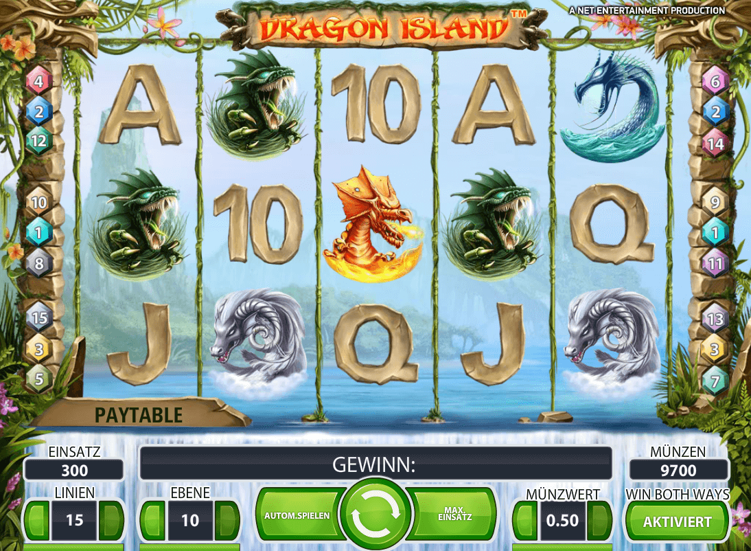Dragon Island Slot Screenshot