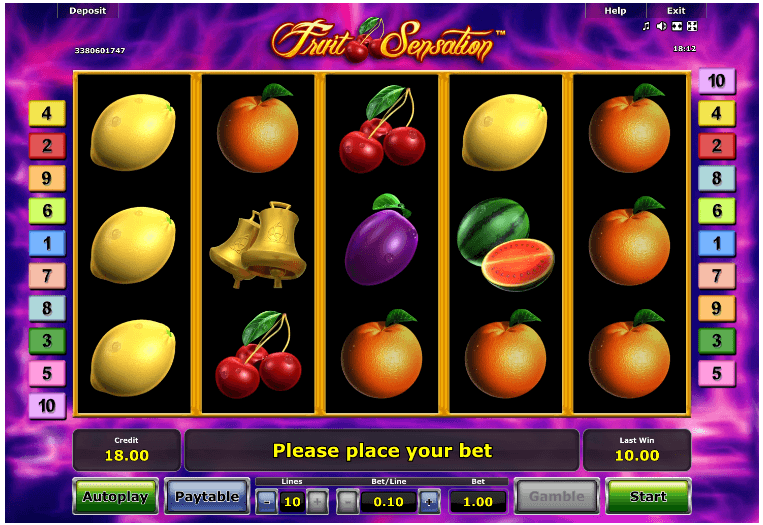 Fruit Sensation Slot