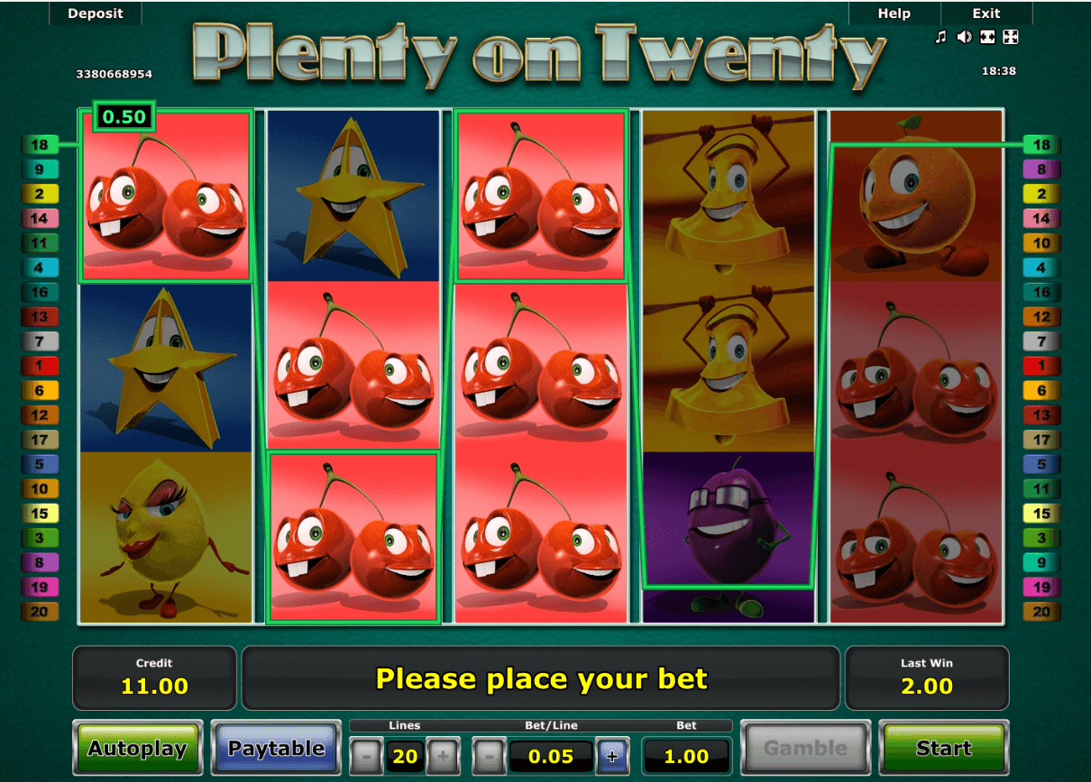 Twenty on Plenty Slot