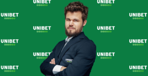 Weltmeister Magnus Carlsen verstaerkt das Unibet Team