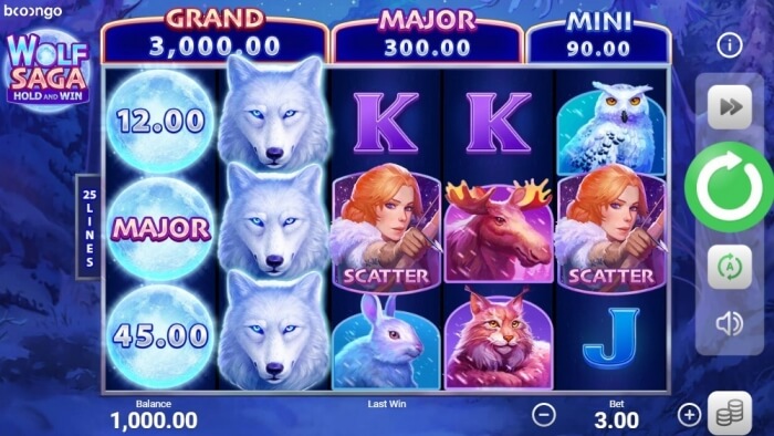 Wolf Saga Spielautomat