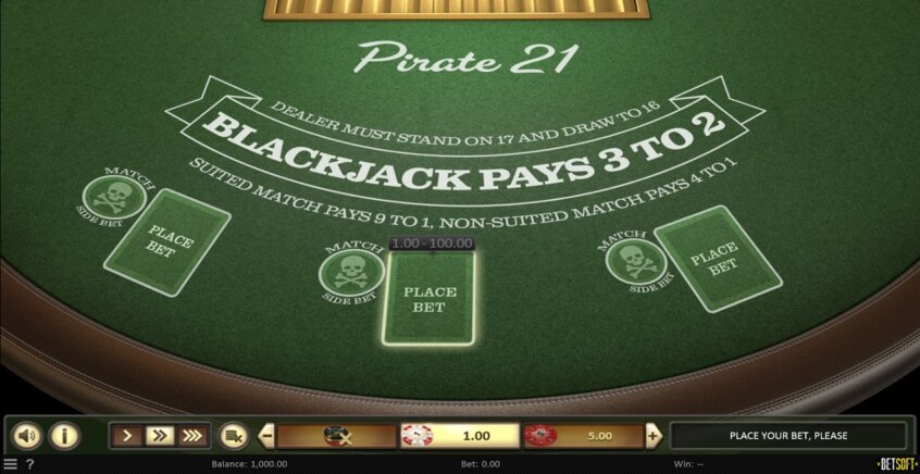 Pirate 21 Blackjack kostenlos spielen