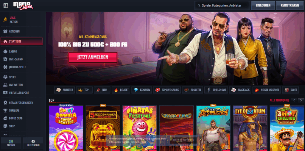 Mafia Casino Website