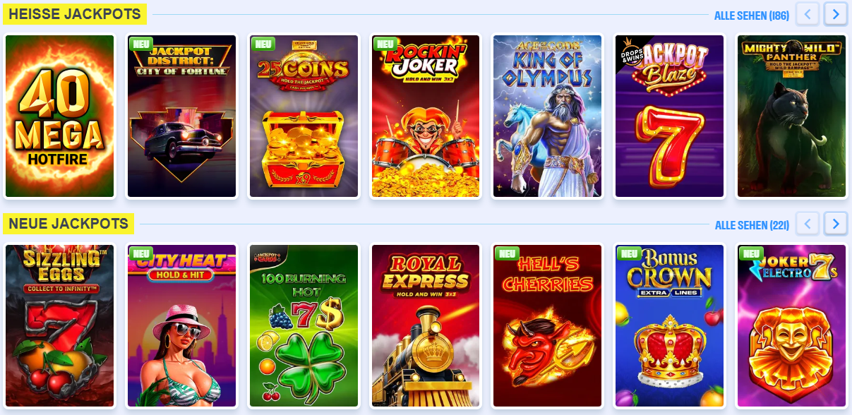 onlyspins1 Jackpots