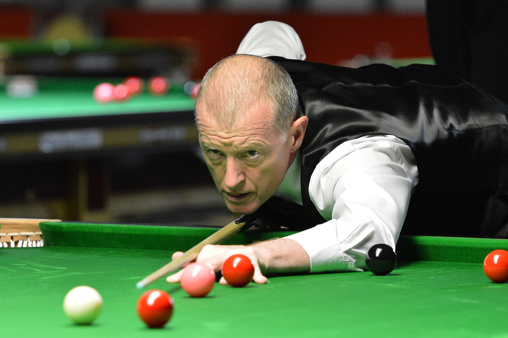Bangkok,thailand sep,3,2013:steve,Davis,Player,Of,England,In,Action,During,Snooker