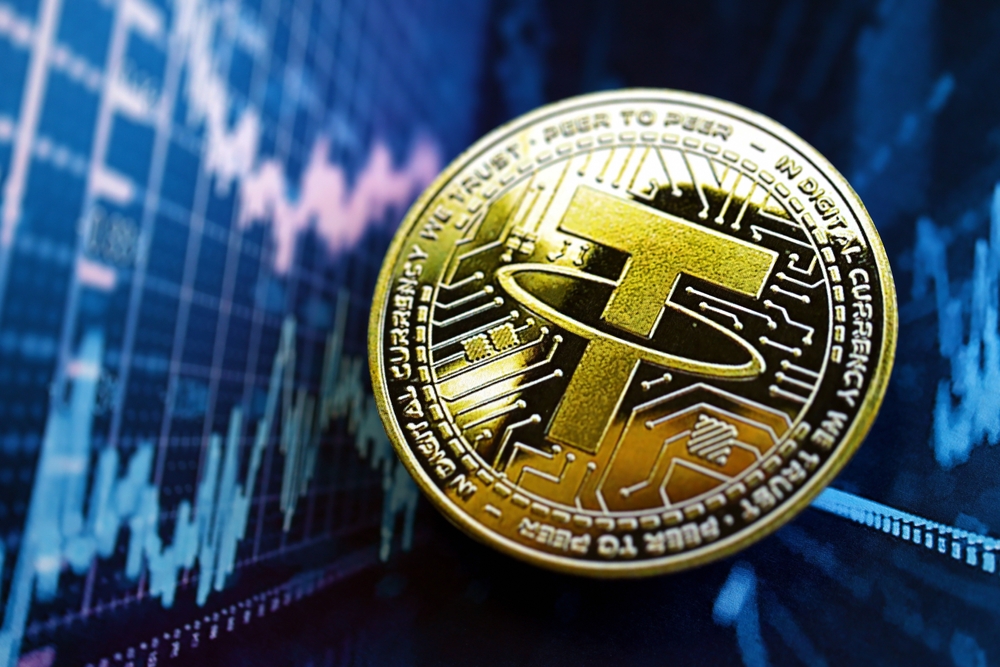 Kyiv,,Ukraine, ,August,17,,2024,Tether,Usdt,Coin,On
